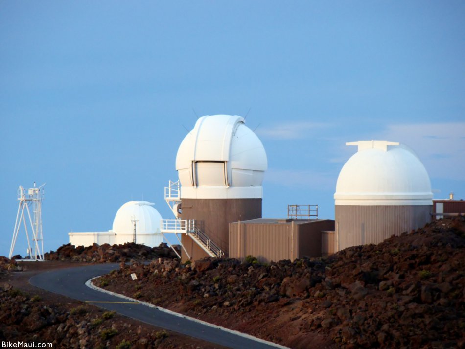 Observatory at the summit of Haleakala Crater, Maui