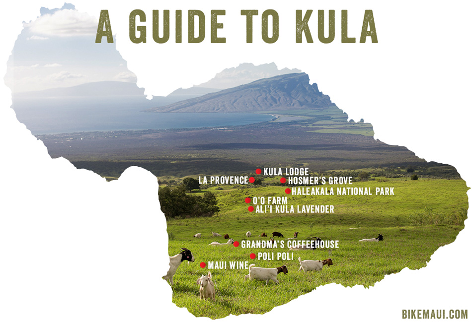 Kula Maui map