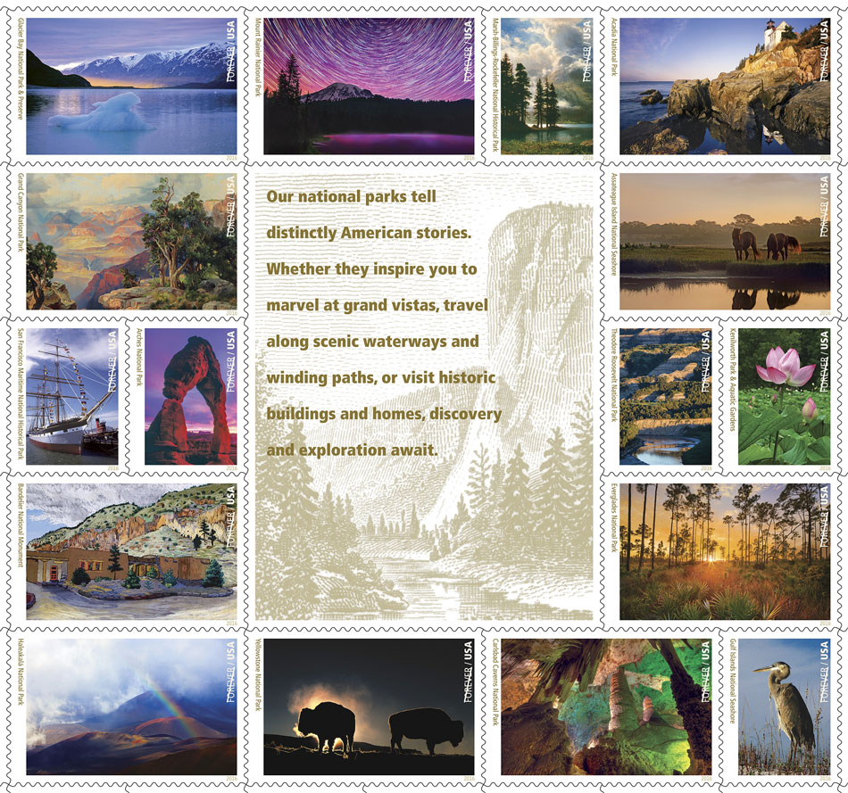 National Park Stamps