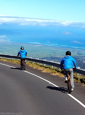 Riding Down Haleakala